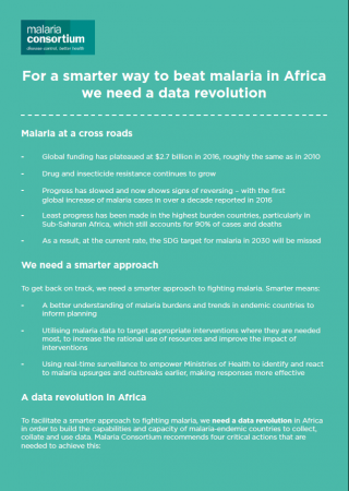 For A Smarter Way to Beat Malaria We Need A Data Revolution in Africa