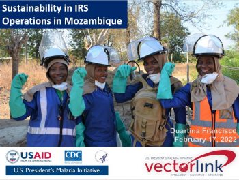 Sustainability in IRS – Mozambique