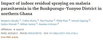 Compilation of evidence of the impact of indoor residual spraying in the context of LLINs